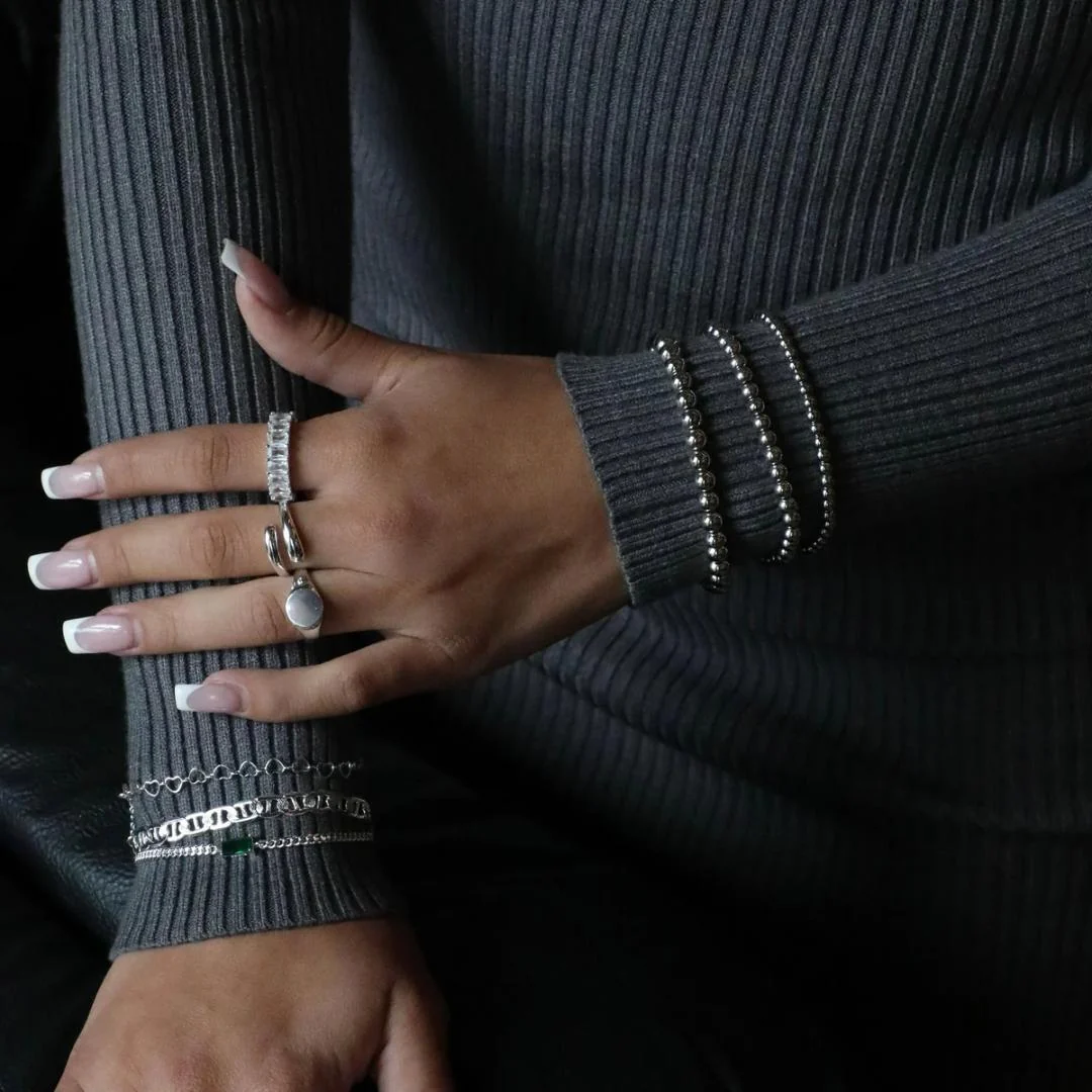 Bracelet Beaded Elastic Waterproof Jewelry